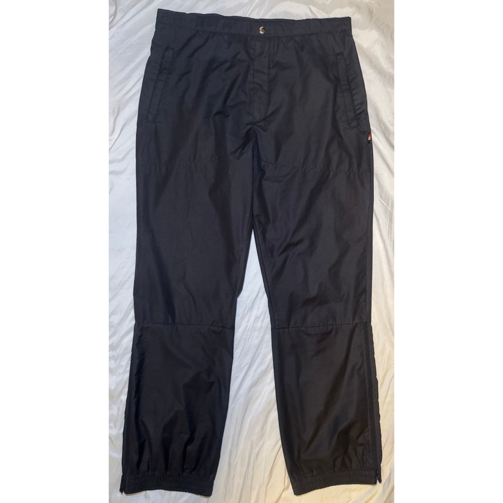 Sunbuster Vintage Track Pants Mens‎ 38 Black Baggy Y2K Streetwear Windbreaker